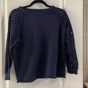 Navy Blue sweater/sweatshirt.